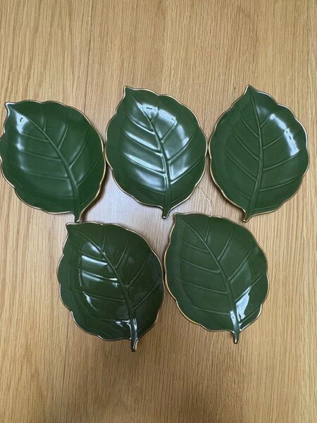 葉っぱ型小皿 5枚