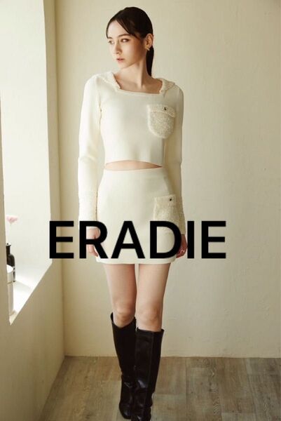 ERADIE エラディエ テープヤーントリムセットアップ 白 ホワイト 上下