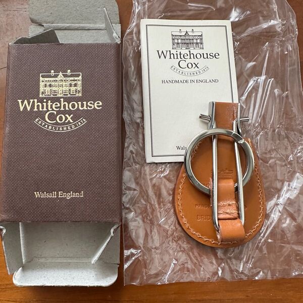 ホワイトハウスコックス Whitehouse Cox ブライドルレザー キーホルダー