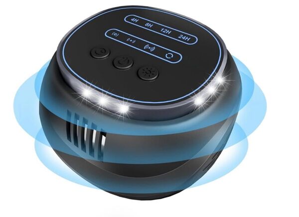 ネズミ駆除超音波害虫対策器4つのスピーカーPSE認証済み(ブラック)