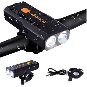 自転車ライト3000mAh1200ルーメンUSB充電式PSEIP65防水日本語説