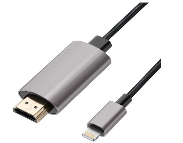 iPhoneHDMI変換ケーブル2miPhone/iPad対応 iOS18に対応