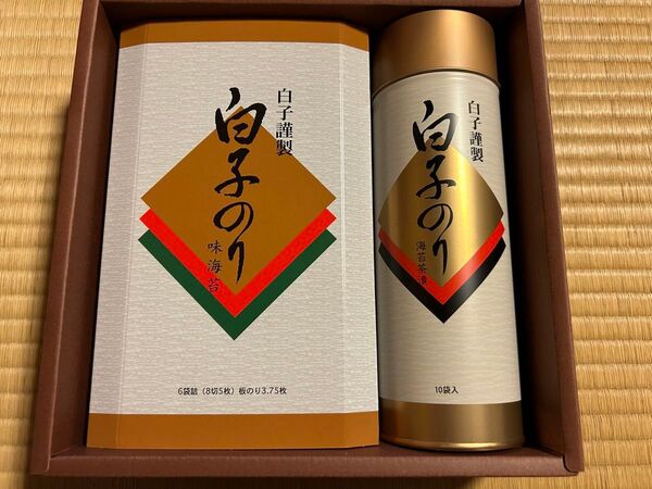 【白子のり】味海苔・海苔茶漬け 詰め合わせ