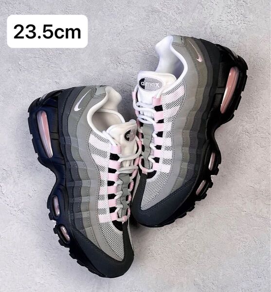 NIKE AIR MAX 95 23.5cm グレー/ピンク