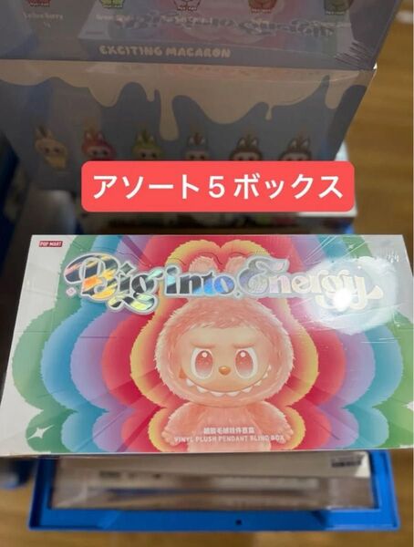 THE MONSTERS Big into Energy シリーズぬいぐるみペンダント アソート5 ボックス