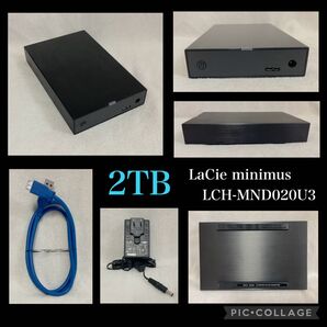 ★2TB★LaCie(ラシー)LaCie minimus LCH-MND020U3 外付けHDD ハードディスク