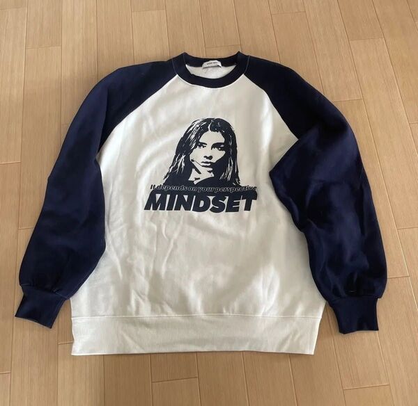 MINDSET スウェット トレーナー ラグラン サイズF フリーサイズ LかXL ほど