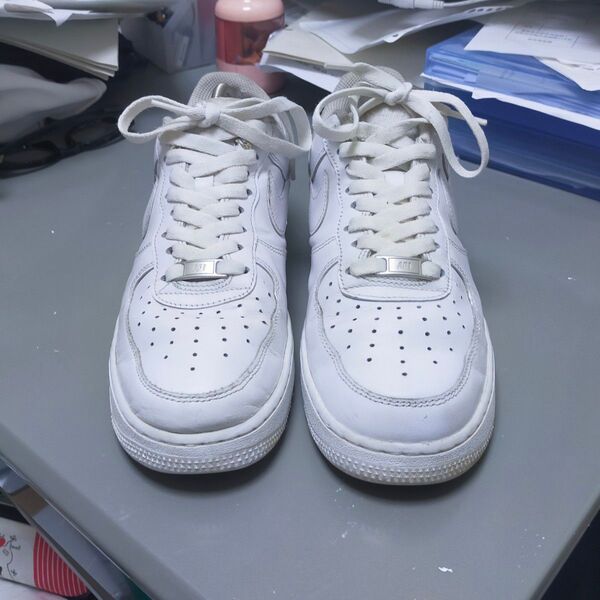 ナイキNike AirForce 1 Low White 1 07 26.5cm