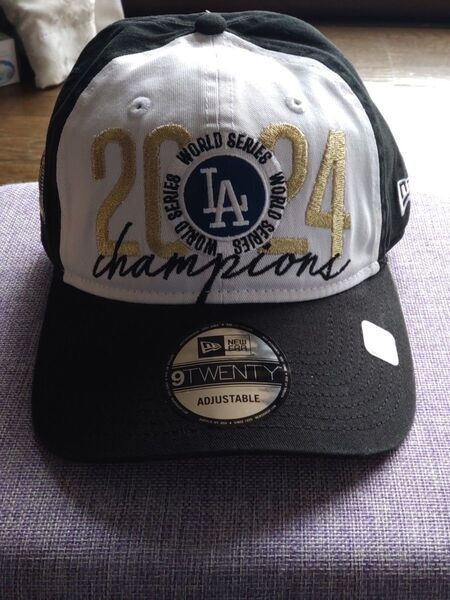 2024年 ワールドシリーズ 優勝記念キャップ ドジャース LA New Era 9TWENTY 未使用 NEWERA ニューエラ