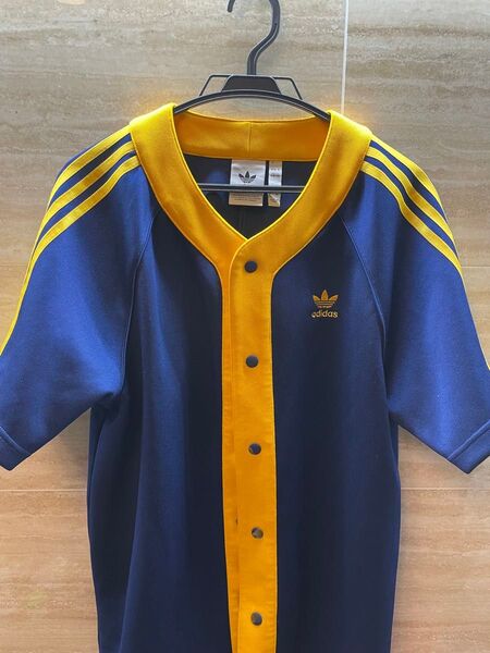 【adidas Originals】ベースボールシャツ風 トラックトップ(Mサイズ)