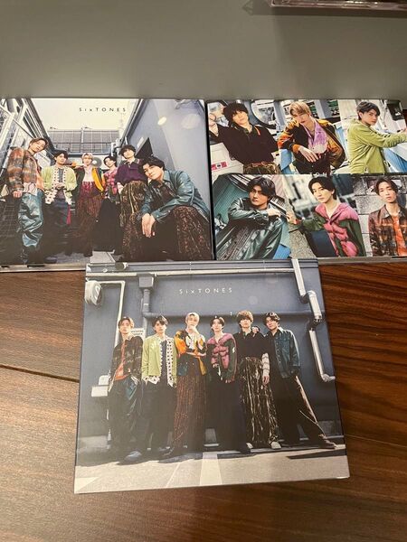 【美品】SixTONES『こっから』3形態セット(通常盤+初回盤A+初回盤B)特典なし