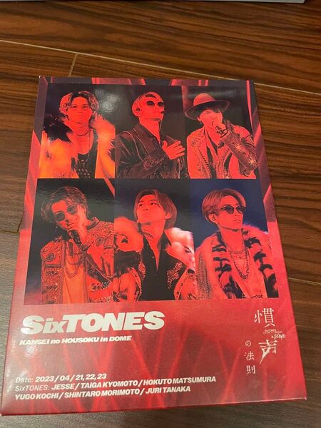 【美品】SixTONES『慣声の法則 in DOME』Blu-ray 初回盤