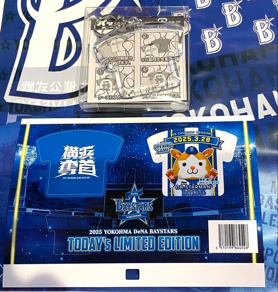 スターマン 横浜DeNAベイスターズ 観戦記念キーホルダー 3/28