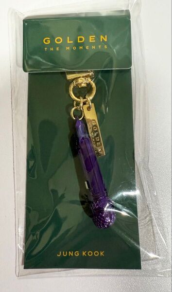 BTS JUNG KOOK GOLDEN 展示会 マイクキーリング マイクキーホルダー ジョングク グク