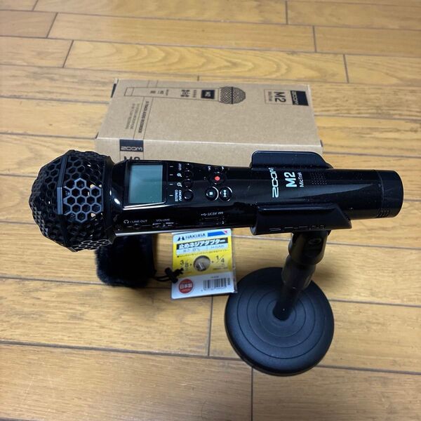 Zoom M2 Mictrak 32bit Float ステレオコンデンサーマイク、おまけ付き