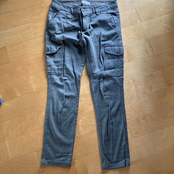 レディース64センチ パンツ カーキ