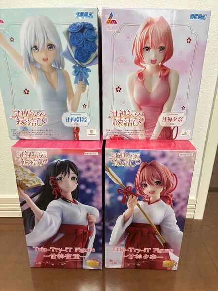 【新品未開封】甘神さんちの縁結び Trio-Try-iT Figure甘神夜重&夕奈セット、朝姫&夕奈 合計4体セット