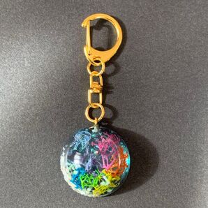 初夏の新作!【深海の神秘☆くらげ】レインボーキーホルダー チャーム アクセサリー