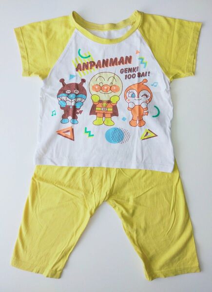ベビー服 パジャマ セット 90 男の子 女の子 半袖 Tシャツ アンパンマン 半袖パジャマ セットアップ キッズ服