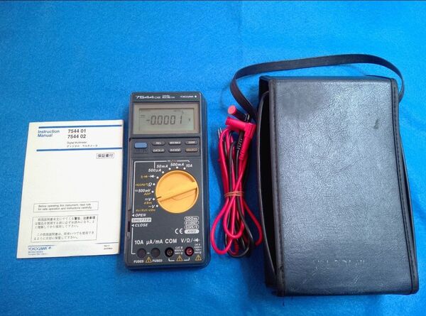 高精度 デジタルマルチメータ YOKOGAWA 7544 02 デジタルマルチテスター
