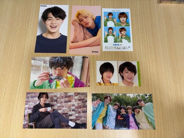 佐藤龍我 ACEes 美 少年 東京B少年 デタカ 厚紙 グッズ まとめ売り 公式写真 銀テープ Gates PROLOGUE
