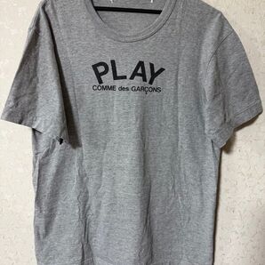 値下げ コムデギャルソン メンズ、PLAYTシャツ、グレー