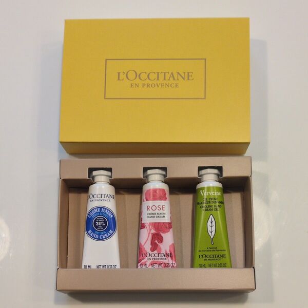 L'OCCITANEロクシタンハンドクリーム 10ml 3個セット