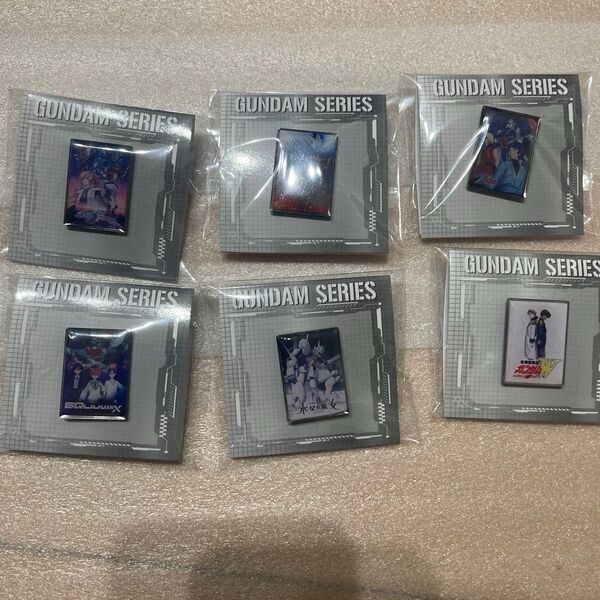 非売品 新品未開封 ガンダム セブンイレブン ピンバッジ 6種類セット GUNDAM SERIES