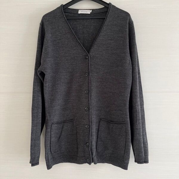 事務服 カーディガン M カーシーカシマ