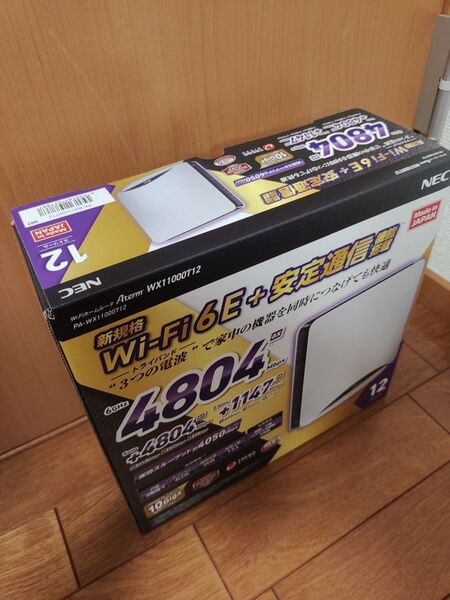 新品未開封 NEC Aterm PA-WX11000T12 無線LANルーター