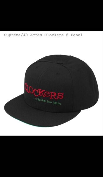 Supreme 40 Acres Clockers 6-Panel CAP キャップ Spike Lee シュプリーム 25SS