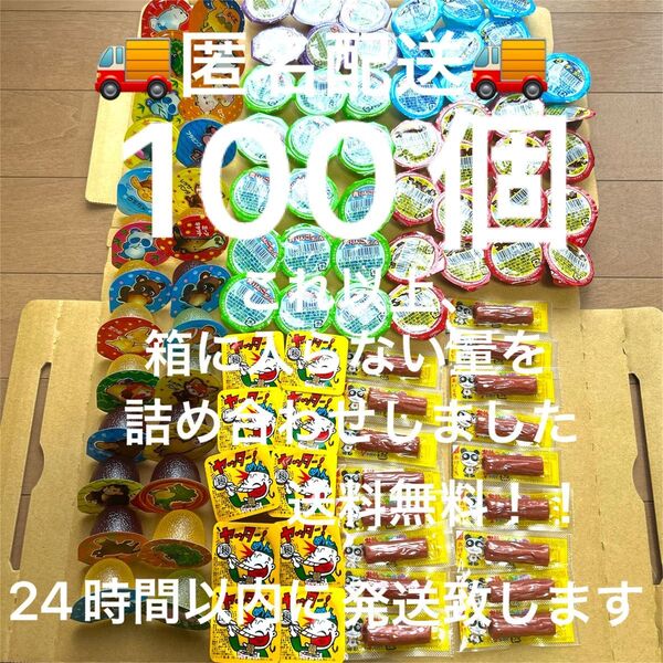 お菓子 詰め合わせ 100個 まとめ売り 駄菓子 ヤッターメン おやつカルパス どうぶつえんゼリー ゼリーボール 食べ比べ 大量