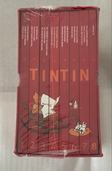 タンタンの冒険 コミック The adventures of TinTin 英語絵本 洋書 8冊セット