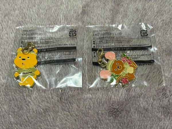 【2個セット】TDR プーさん スティッチ キーホルダー