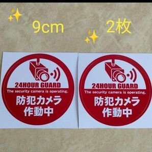 防犯ステッカー 監視カメラ 警備警告屋外24時間 防犯カメラシール ダミー防犯カメラ 防犯グッズ 防犯カメラステッカーセキュリティ