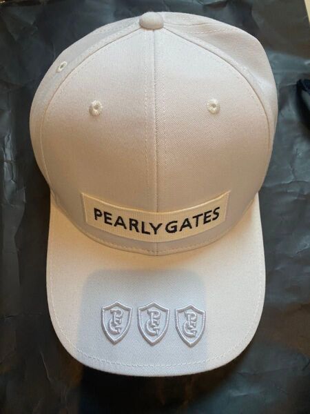 人気完売品パーリーゲイツ リサイクルツイル テープロゴキャップ (UNISEX)