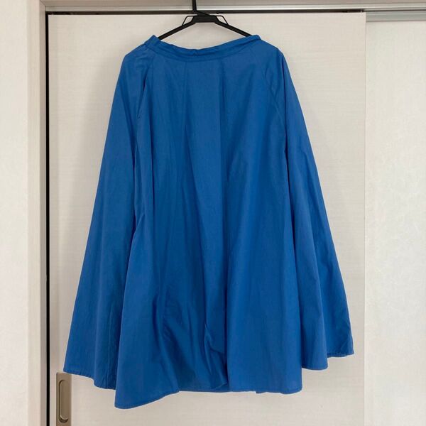 美品 フレアスカート 水色 Aライン ロング