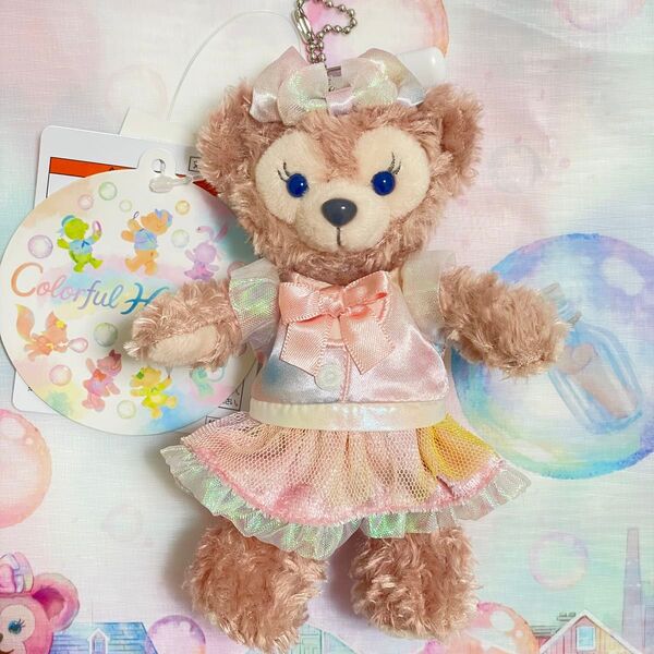 シェリーメイ ぬいぐるみバッジ ダッフィー カラフルハピネス