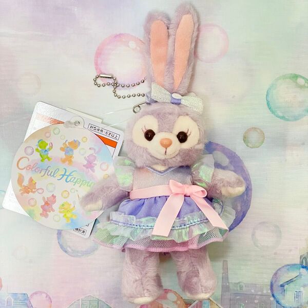 ステラルー ぬいぐるみバッジ ダッフィー カラフルハピネス
