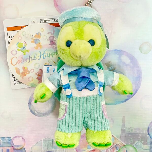 オルメル ぬいぐるみバッジ ダッフィー カラフルハピネス