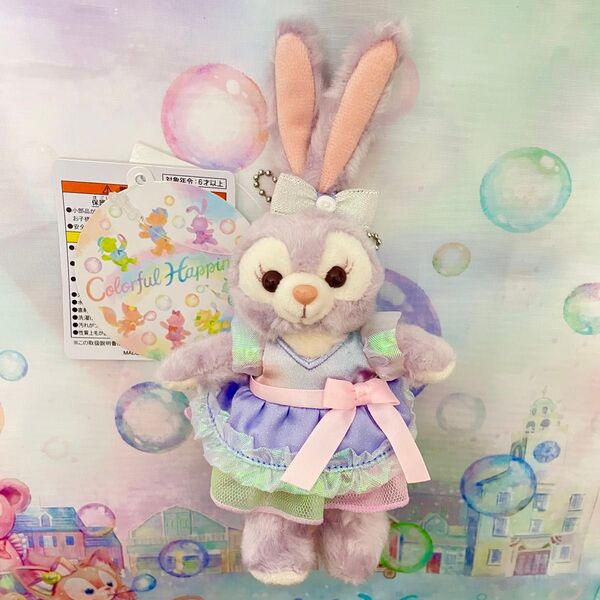 ステラルー ぬいぐるみバッジ ダッフィー カラフルハピネス