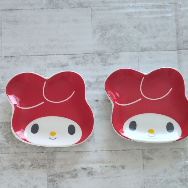 マイメロディ 小皿 2枚セット レッド