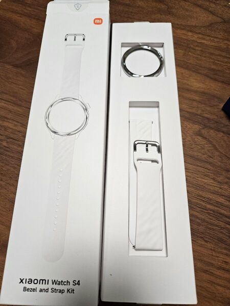 Xiaomi watch s4用ベゼル リキッドシルバー