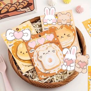 4つ 120枚 お絵描き 付箋 フセン ふせん メモ帳 メモ ミニノート 可愛い →外出時でのお子様のちょっとしたお絵描きなどに