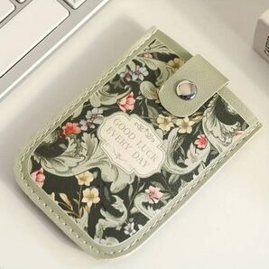 クーポン利用で300円 名刺ホルダー 名刺ファイル 名刺入れ カードホルダー カードファイル カード入れ ファイル グリーン ←