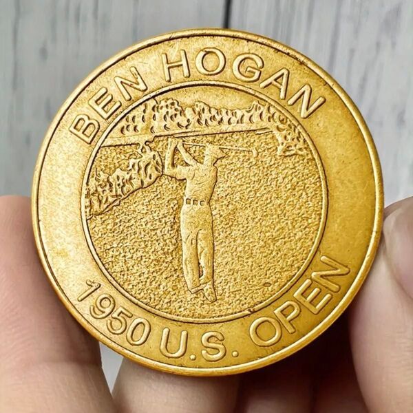 ベンホーガン メダル ゴルフマーカー コイン ゴルフ 全米オープン選手権 ゴールド 金色