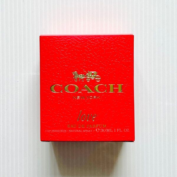 COACH love コーチ ラブ オードパルファム 30ml 空箱