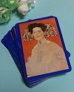 ★トランプ　クリムト画「フリッツァ・リートラーの肖像」オーストリア製　現地購入 カード 