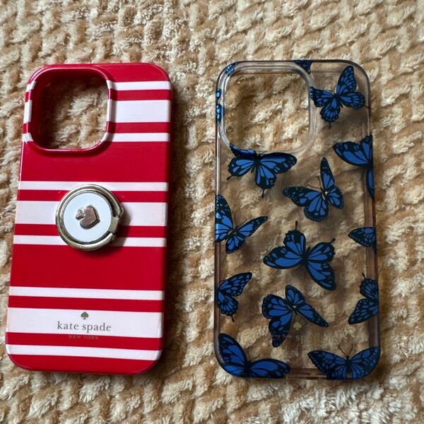 Kate Spade ケイトスペード ケイトスペイド スマホケース iPhoneケース 2個