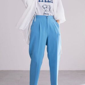 楽ちん美脚イージーケアテーパードパンツ 新品 Mサイズ